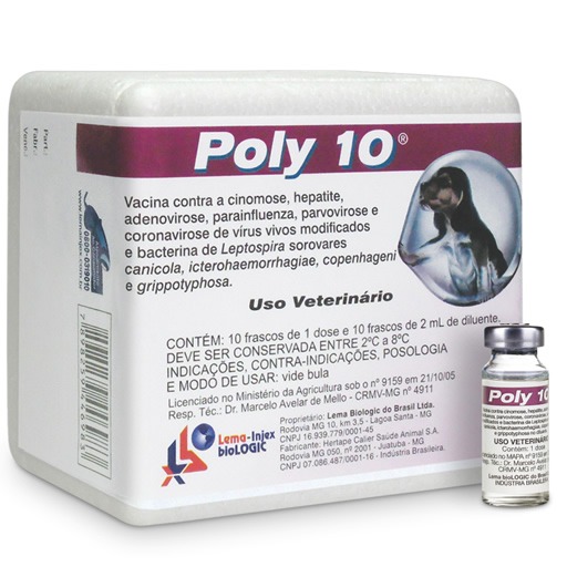 Vacina Poly 10 10x1 Ds